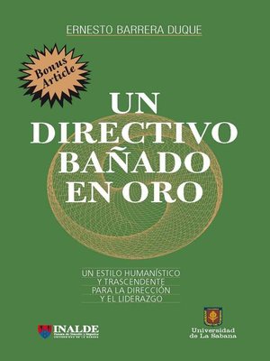 cover image of Un directivo bañado en oro